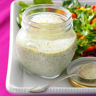 vinaigrette au babeurre et au pesto citronné