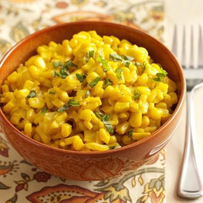 risotto au maïs sucré crémeux