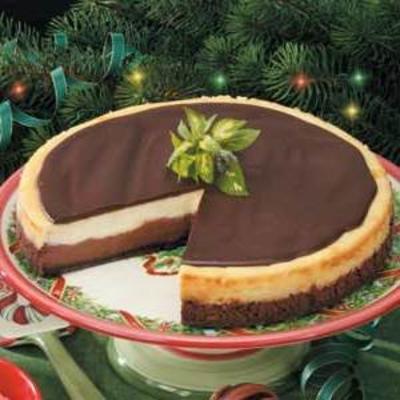 gâteau au fromage bicolore