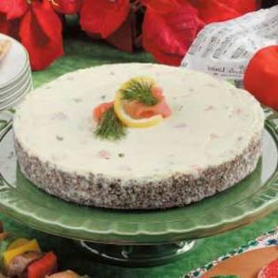 gâteau au fromage de saumon noel