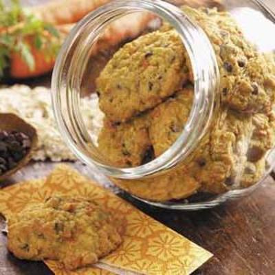 biscuits à l'avoine aux noix de carotte