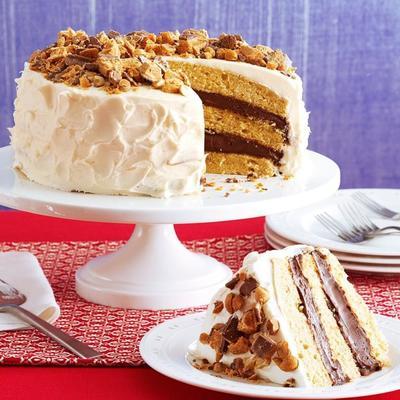 torte au beurre d'arachide à ruban bleu