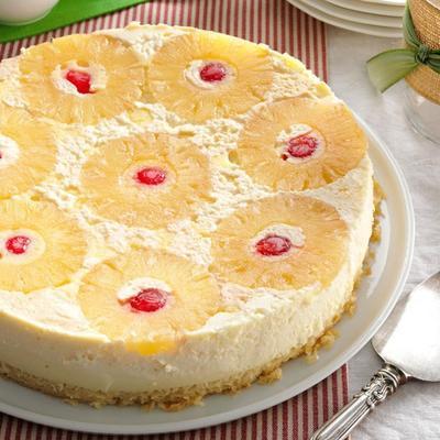 Ananas Cheesecake à l'endroit