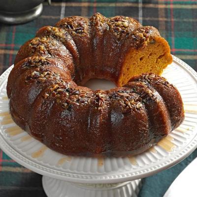 Gâteau à la citrouille et au rhum