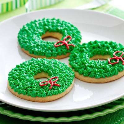 biscuits de guirlande de noël classiques