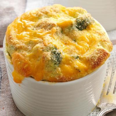 soufflé au brocoli décadent