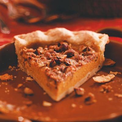 tarte à la citrouille et aux noisettes