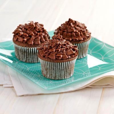 cupcakes à la crème sure au chocolat