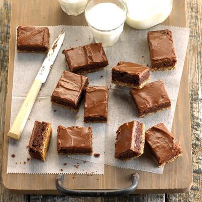 barres de brownie croquantes