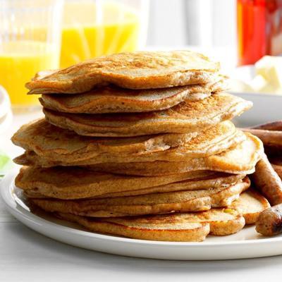 pancakes à la cannelle et aux pommes