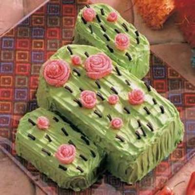 gâteau de cactus en fleurs