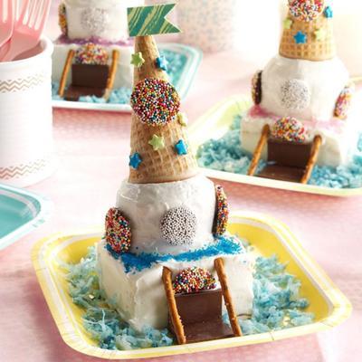 gâteaux de château miniatures