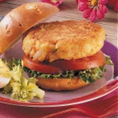 sandwichs aux galettes de crevettes