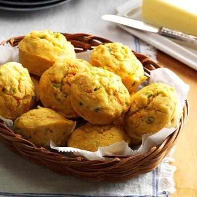 muffins au pain de maïs végétarien