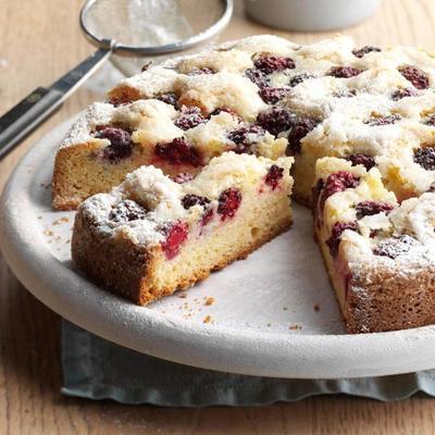 gâteau aux mûres et à l'orange