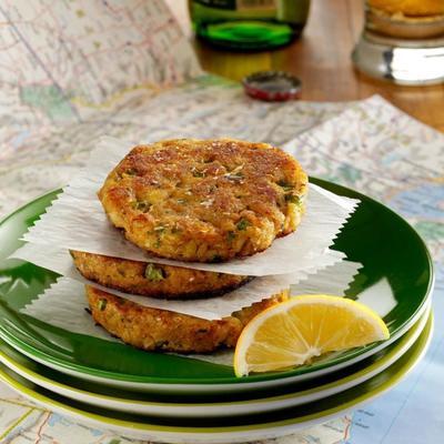 gâteaux de crabe de patate douce