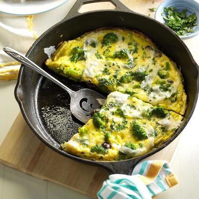 omelette aux olives brocilli