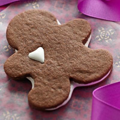 biscuits au chocolat chaud linzer