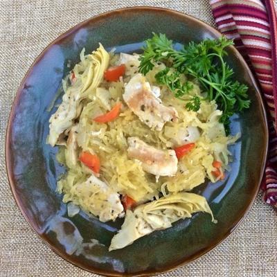 courge spaghetti méditerranéenne