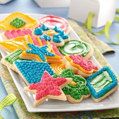 biscuits au sucre de la crème sure de culture