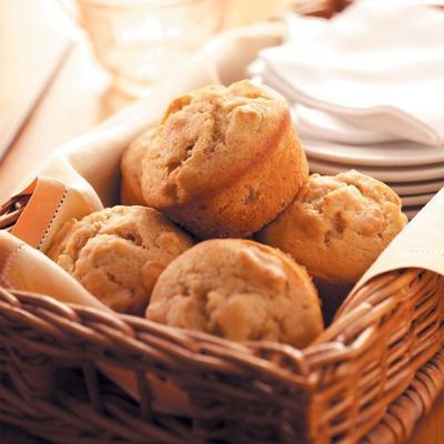 muffins banane abricot noix