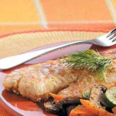 poisson en croûte de pin