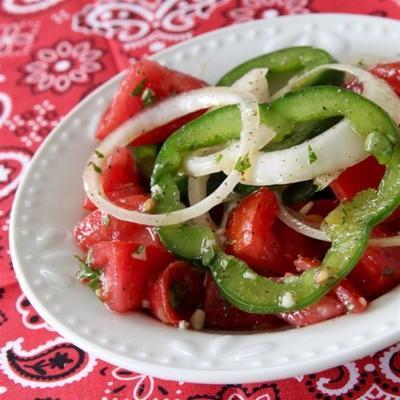 salade basque aux tomates