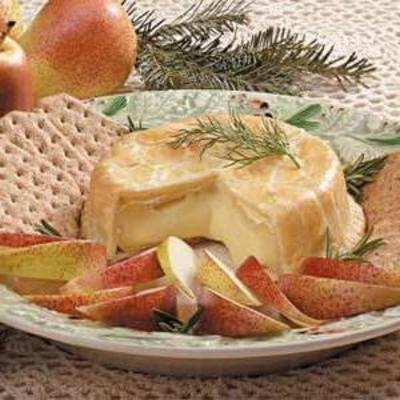 brie cuit au four avec de la pâte