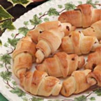 brioches aux oignons et au bacon