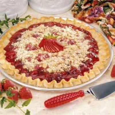 pizza streusel aux fraises
