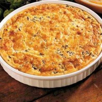 quiche au riz sauvage