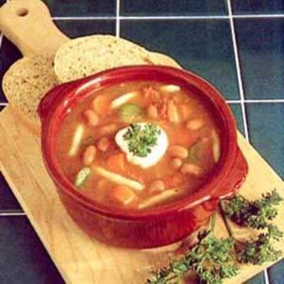 soupe de haricots pinto / jambon