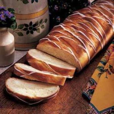 pain tressé au citron