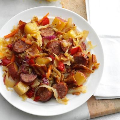 kielbasa salade de patate chaude