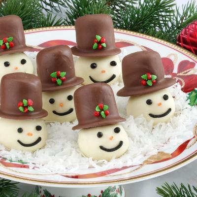 bonhomme de neige de noix de coco