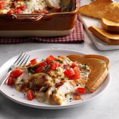 casserole de dinde brune chaude