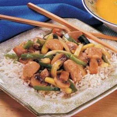 sauté de porc de jardin