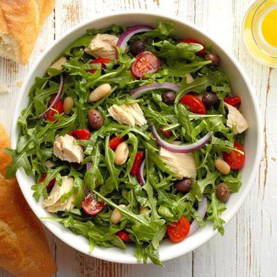 Salade de thon aux herbes et haricots blancs