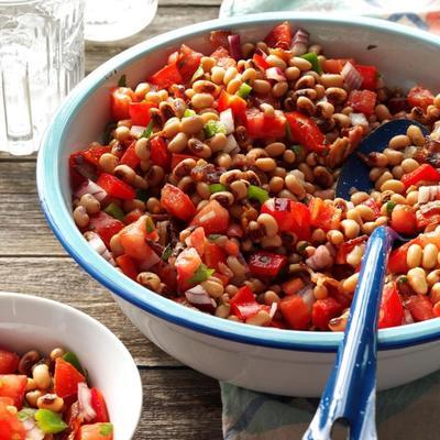 salade tomate et pois noir