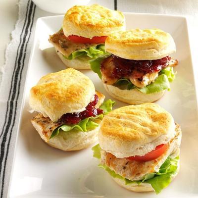 mini sandwiches au poulet de Jake