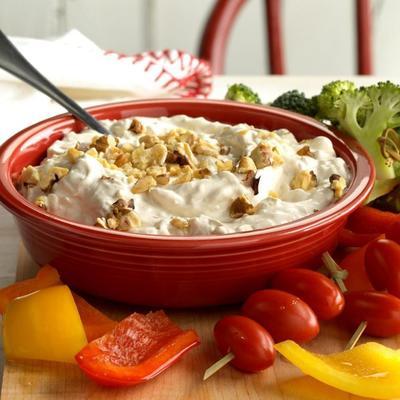 trempette au fromage bleu et à l'oignon