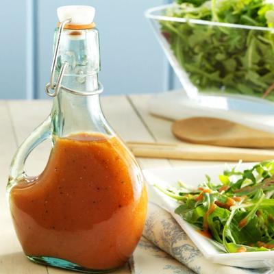 vinaigrette tomate acidulée faible en gras