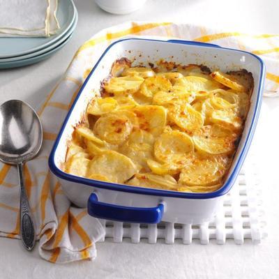 gratin de pommes de terre à la moutarde au miel