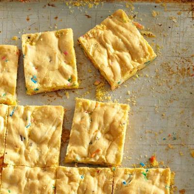 barres de pâte à gâteau