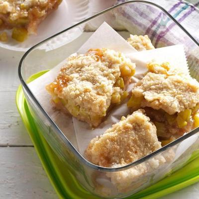 carrés de dessert à la courgette