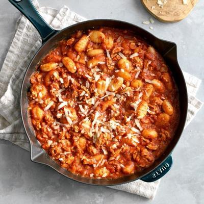 gnocchi de poulet à la sauce tomate