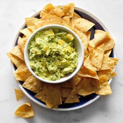 jalapeño guacamole à la pêche pas trop épicée