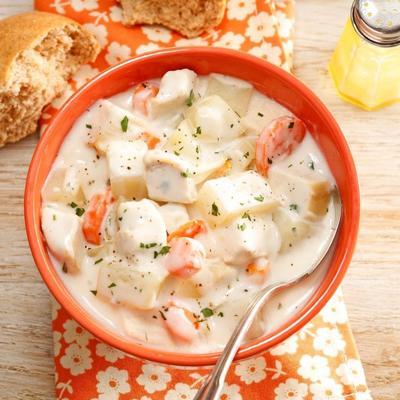 soupe de poulet au fromage à la crème