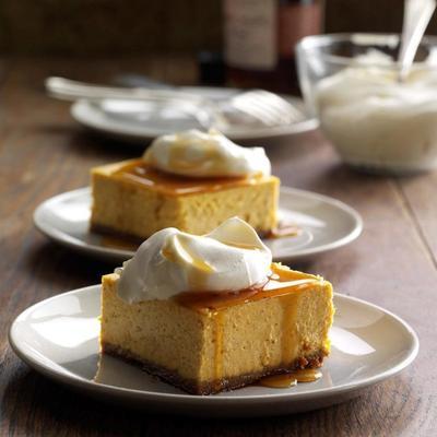 fait à l'avance foule pleasers cheesecake citrouille