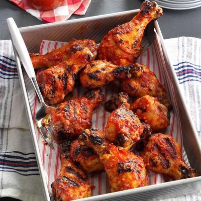 poulet au barbecue super collant